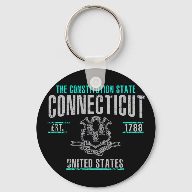 Llavero Connecticut (Anverso)