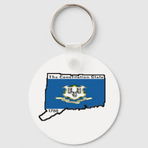 Llavero Connecticut Keychain