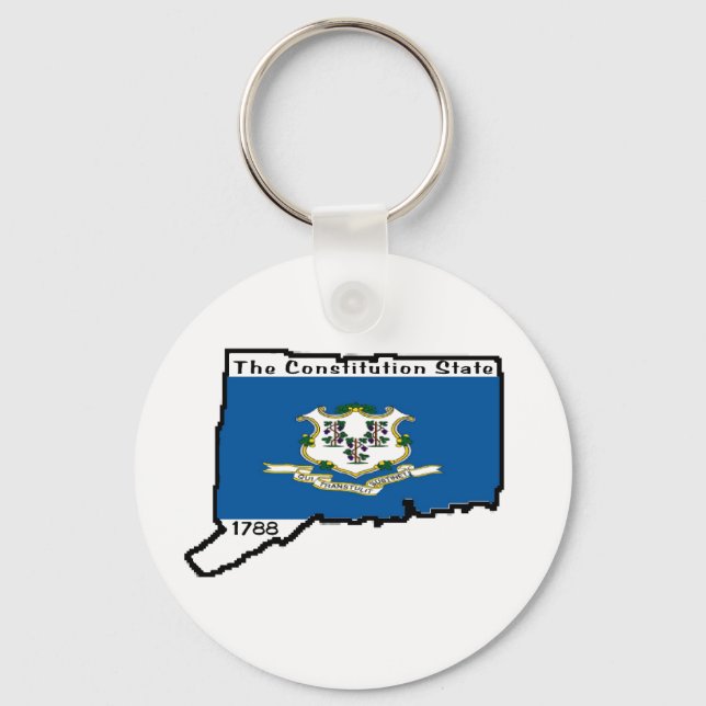Llavero Connecticut Keychain (Anverso)