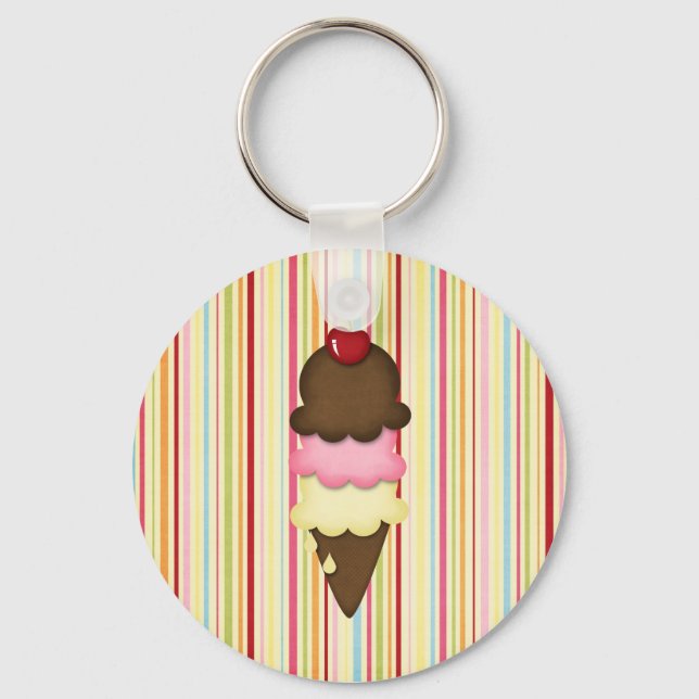 Llavero cono de helado (Anverso)