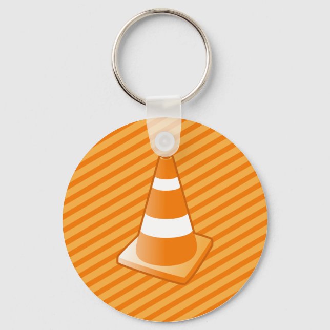 Llavero Cono de seguridad del tráfico (Anverso)
