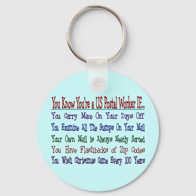 Llavero Conoce a su TRABAJADOR POSTAL SI (Anverso)