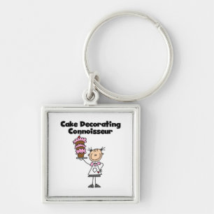 Llavero Conocedora de Decoración de Tartas Femenina