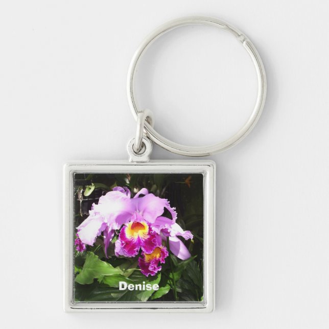 Llavero conocido de la orquídea (Frente)