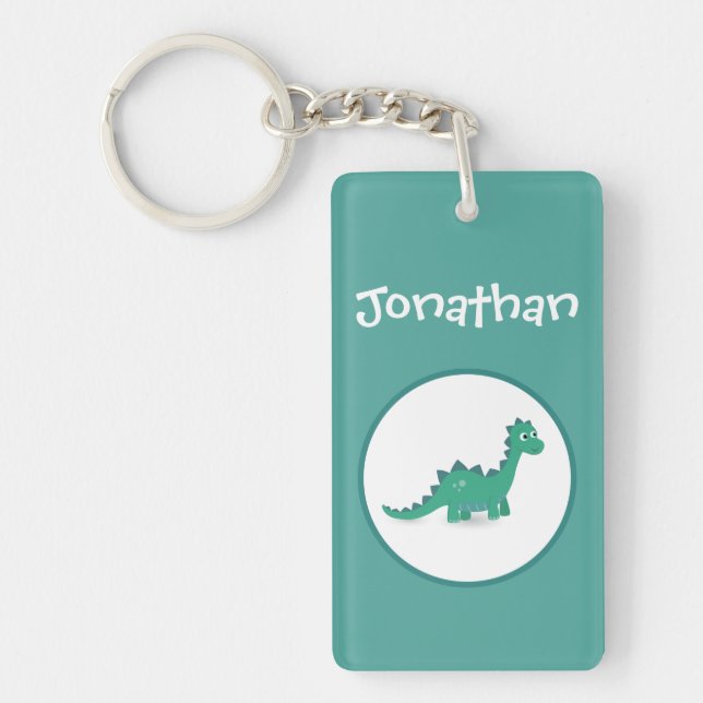 Llavero conocido rectangular personalizado del (Frente)