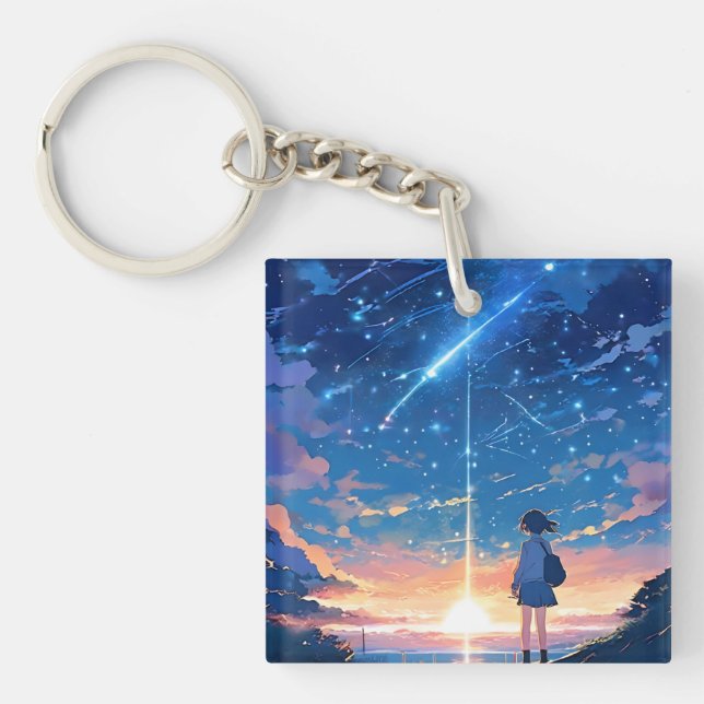 Llavero constelación con estrellas de tiro (Frente)