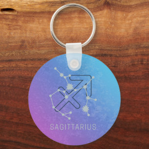 Llavero Constelación de Estrella Sagittarius Zodiac Horosc