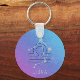 Llavero Constelación de la estrella libra zodiac de la est