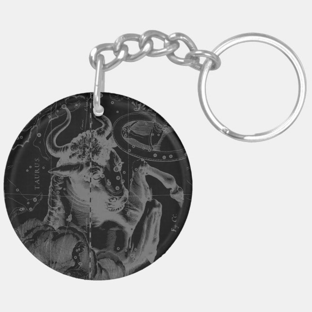Llavero Constelación de Taurus de época por Hevelius (Izquierda Bajo)