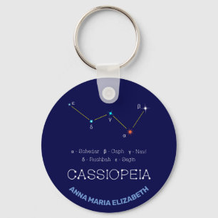 Llavero Constelación del hemisferio norte Cassioipeia