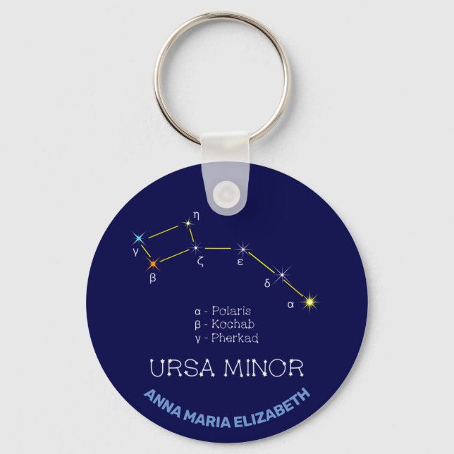 Llavero Constelación del hemisferio norte Ursa Menor (Anverso)