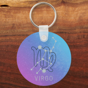 Llavero Constelación del Horóscopo de Signo Zodiaco Virgo