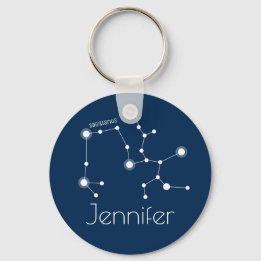 Llavero Constelación Sagittarius Zodiac personalizada