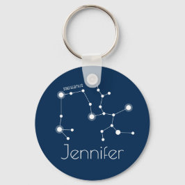 Llavero Constelación Sagittarius Zodiac personalizada