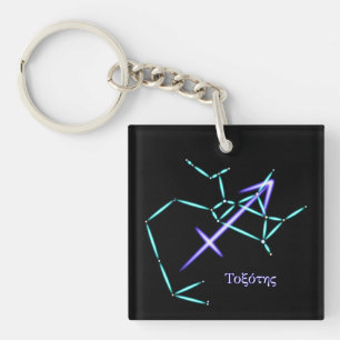 Llavero Constelación Zodiac Sagitario Keychain
