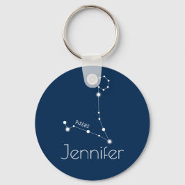 Llavero Constelación Zodiaca Personalizada