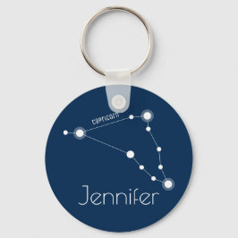 Llavero Constelación zoíaca de capricornio personalizada