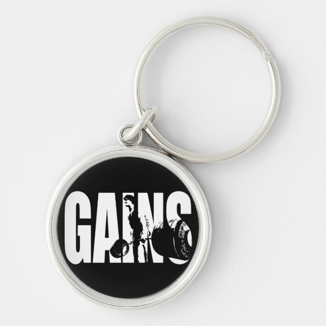 Llavero "Construcción de cuerpos" - GANANCIAS (Frente)