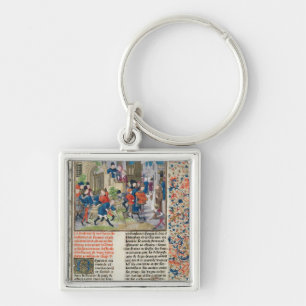 Llavero Construcción de las fundaciones del monasterio