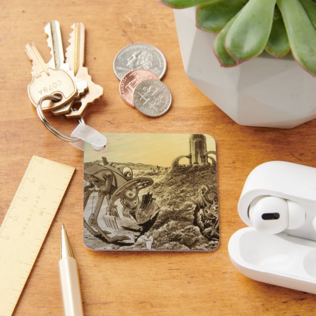 Llavero Construcción de planetas de ciencia ficción de vin (Escritorio )