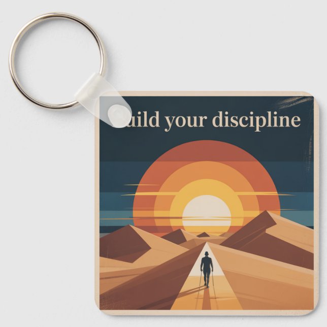 Llavero Construye Tu Disciplina (Anverso)