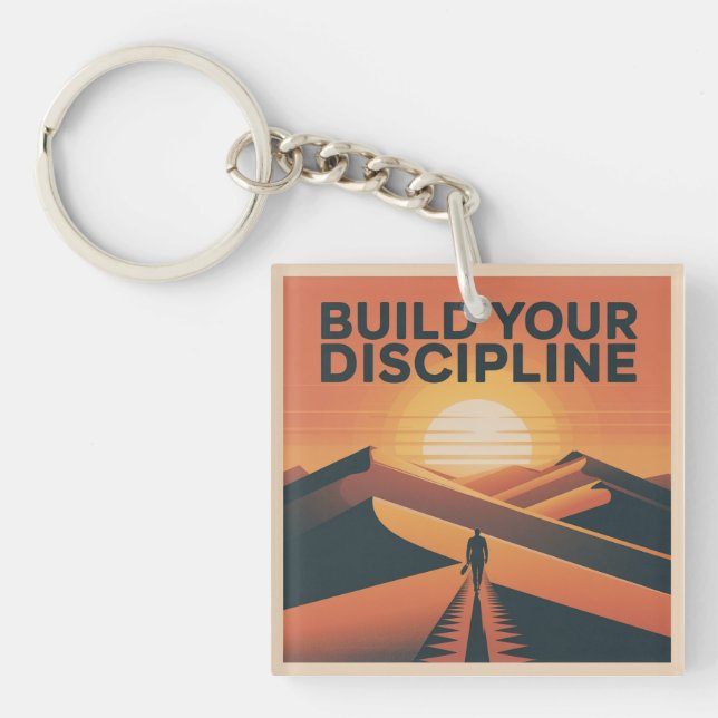 Llavero Construye Tu Disciplina (Frente)