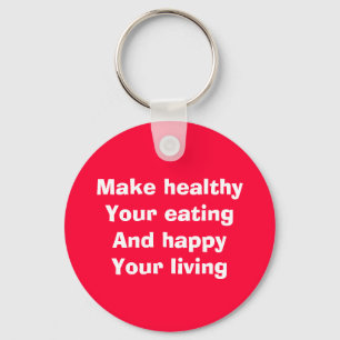 Llavero consumición sana