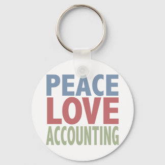 Llavero Contabilidad de amor de paz