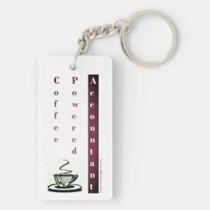 Llavero "Contable con Café"
