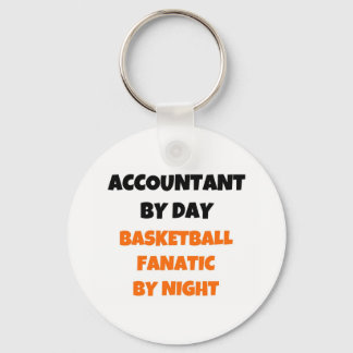 Llavero Contador de Day Basketball Fanatic por noche