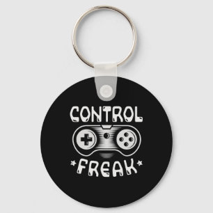 Llavero Control Freak - Divertido jugador de videojuegos