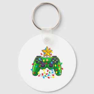 Llavero Controlador de juego Árbol de Navidad Luz Gamer Bo