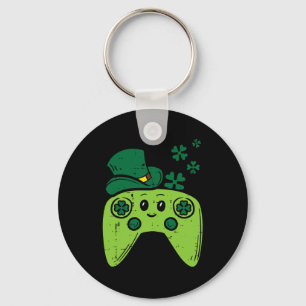 Llavero Controlador de videojuego irlandés Día de San Patr
