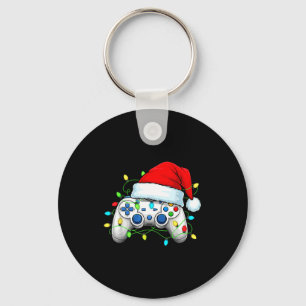 Llavero Controlador de videojuegos Gorro de Santa Navidad