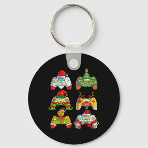 Llavero Controlador de videojuegos Santa Hat Navidades Gam