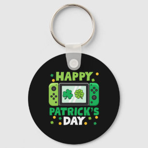 Llavero Controlador del Día de San Patricio Videojuego Niñ