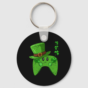 Llavero Controlador Shamrock St Patricks Day Gaming Gamer