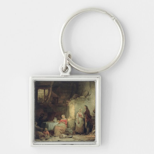 Llavero Conversación después de la comida, 1840 (Frente)