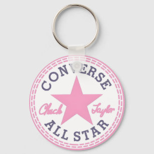 Llavero Converse All Star rosa