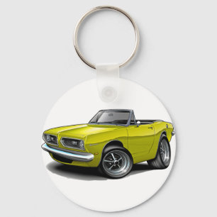 Llavero Convertible amarillo 1967-69 del Barracuda