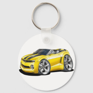 Llavero Convertible Amarillo-Negro 2012 de Camaro