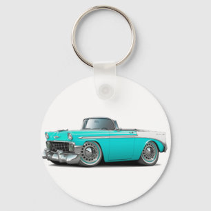 Llavero Convertible Chevy Belair Turquesa-Blanco 1956