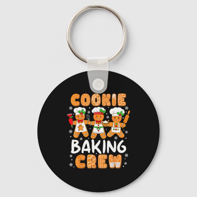 Llavero Cookie Baking Crew Christmas Funny Gingerbread Lov (Anverso)