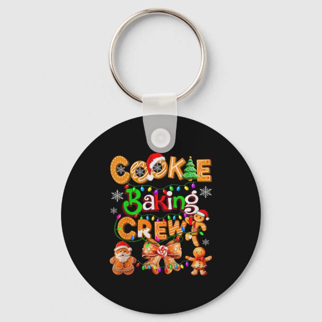 Llavero Cookie Baking Crew Cooking Coquette Bow Xmas Ginge (Anverso)