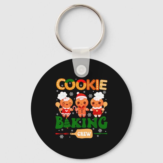 Llavero Cookie Baking Crew Gingerbread Cooking Lover Xmas  (Anverso)