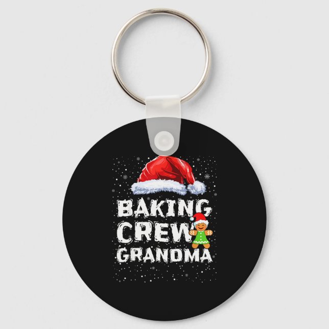 Llavero Cookie Baking Crew Shirt Grandma Matching Christma (Anverso)