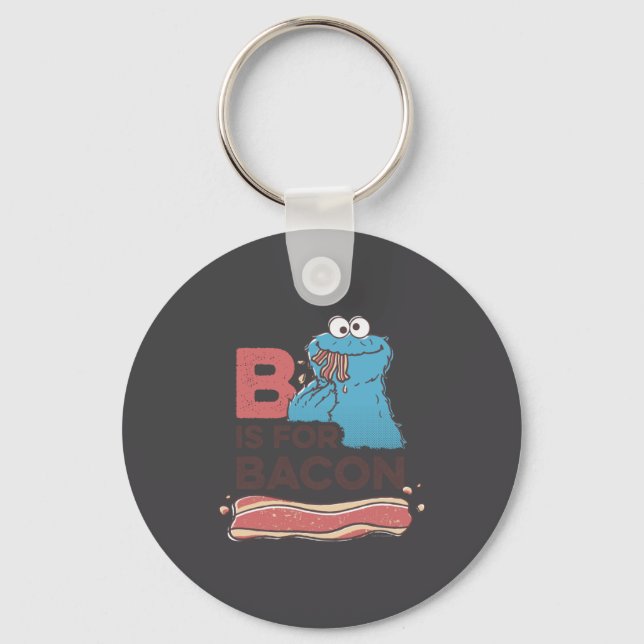 Llavero Cookie Monster B Is For Bacon  (Anverso)