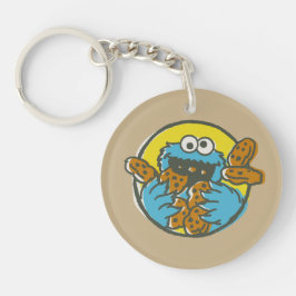 Llavero Cookie Monster Retro