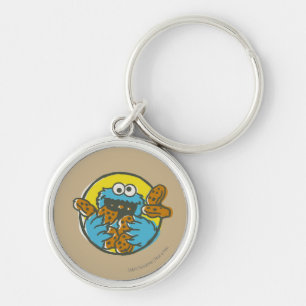 Llavero Cookie Monster Retro