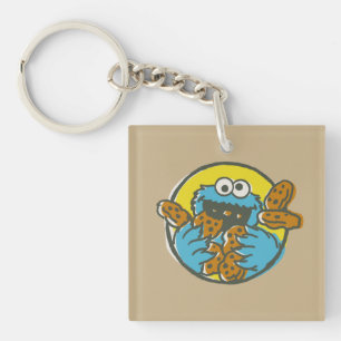 Llavero Cookie Monster Retro